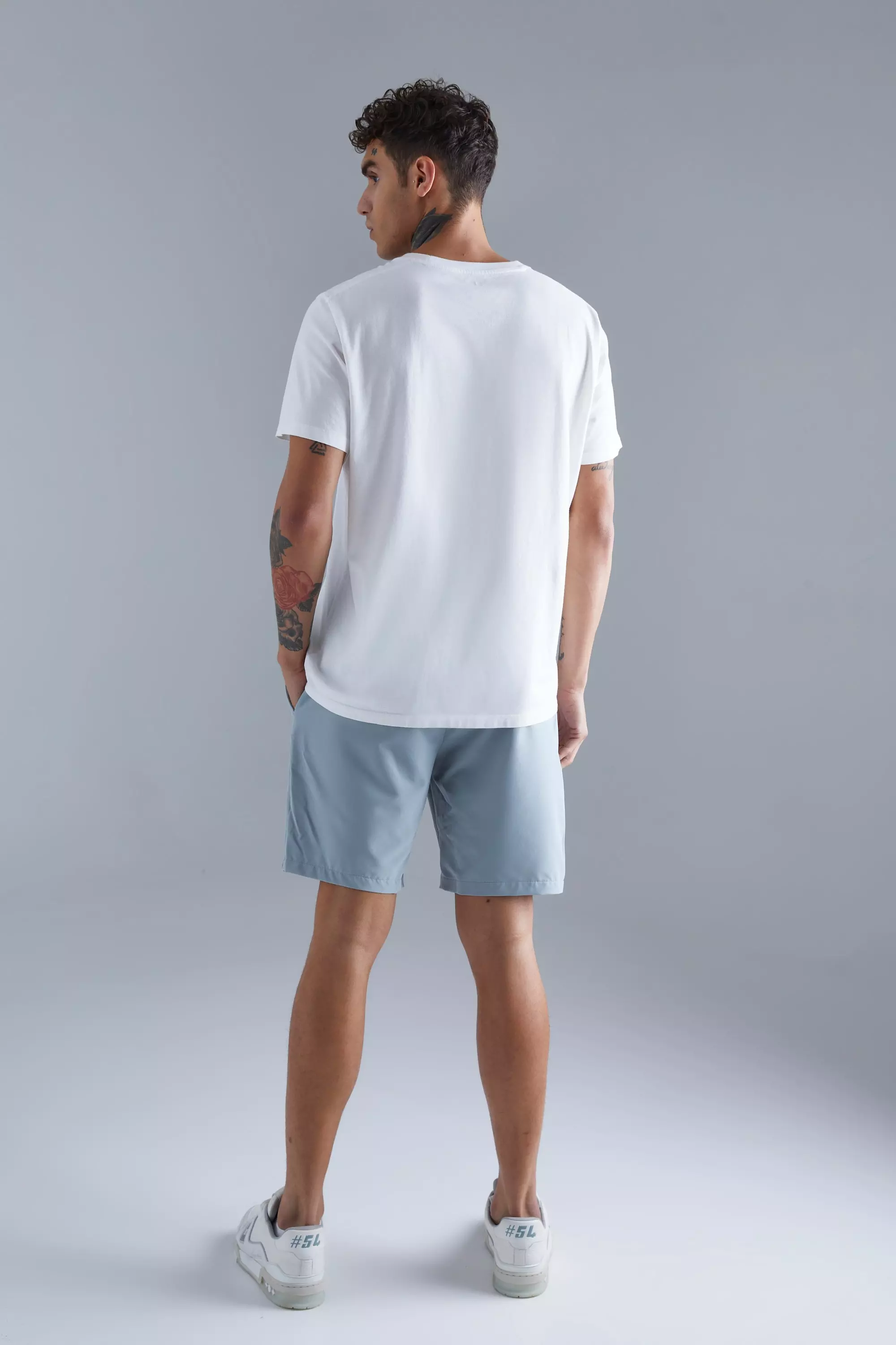 Grey smart hot sale shorts